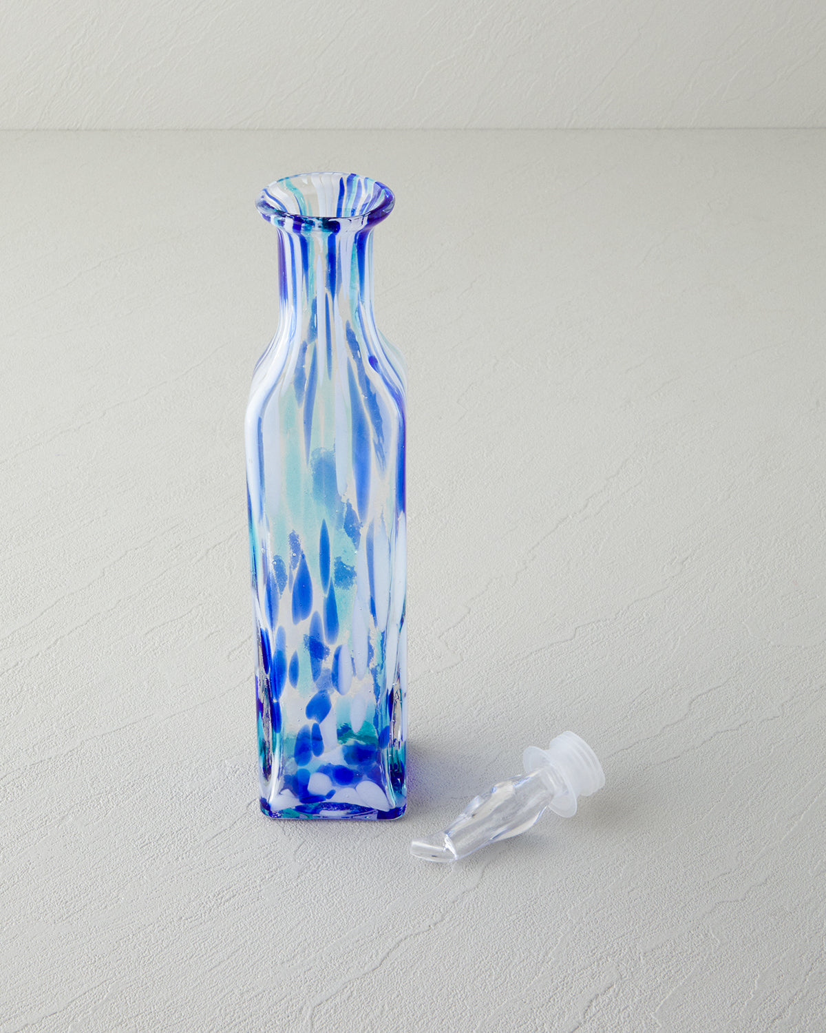 Pattern Glass Oil 450 ml Blue (view 2)