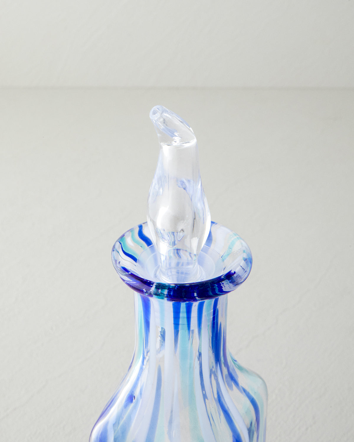 Pattern Glass Oil 450 ml Blue (view 3)