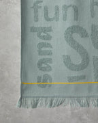 Cotton Beach Towel 70x140 cm Navy Blue (view 2)