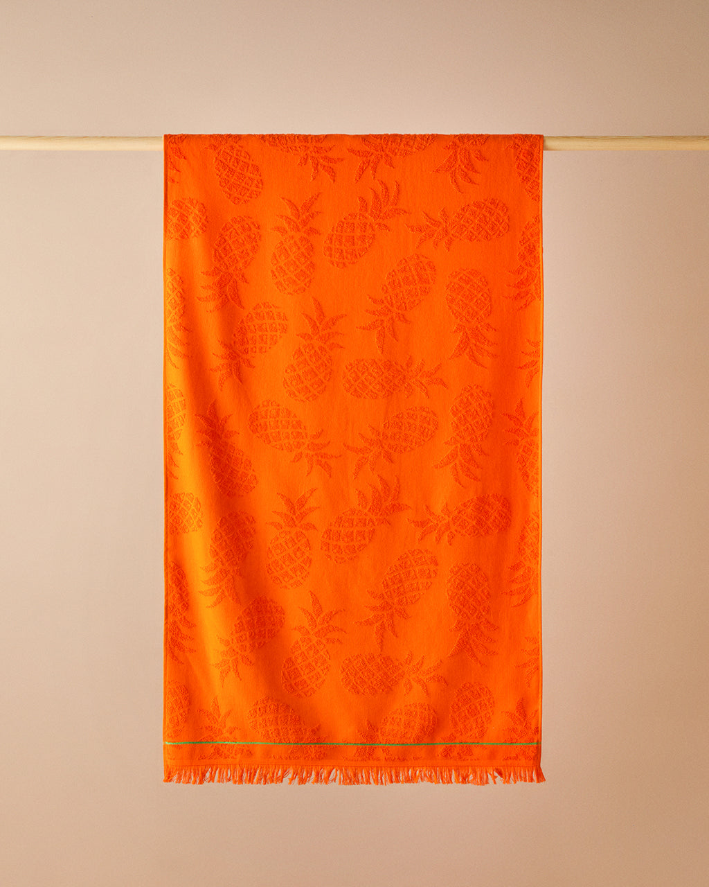 Tropical Cotton Beach Towel 70x140 cm Orange