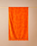 Tropical Cotton Beach Towel 70x140 cm Orange