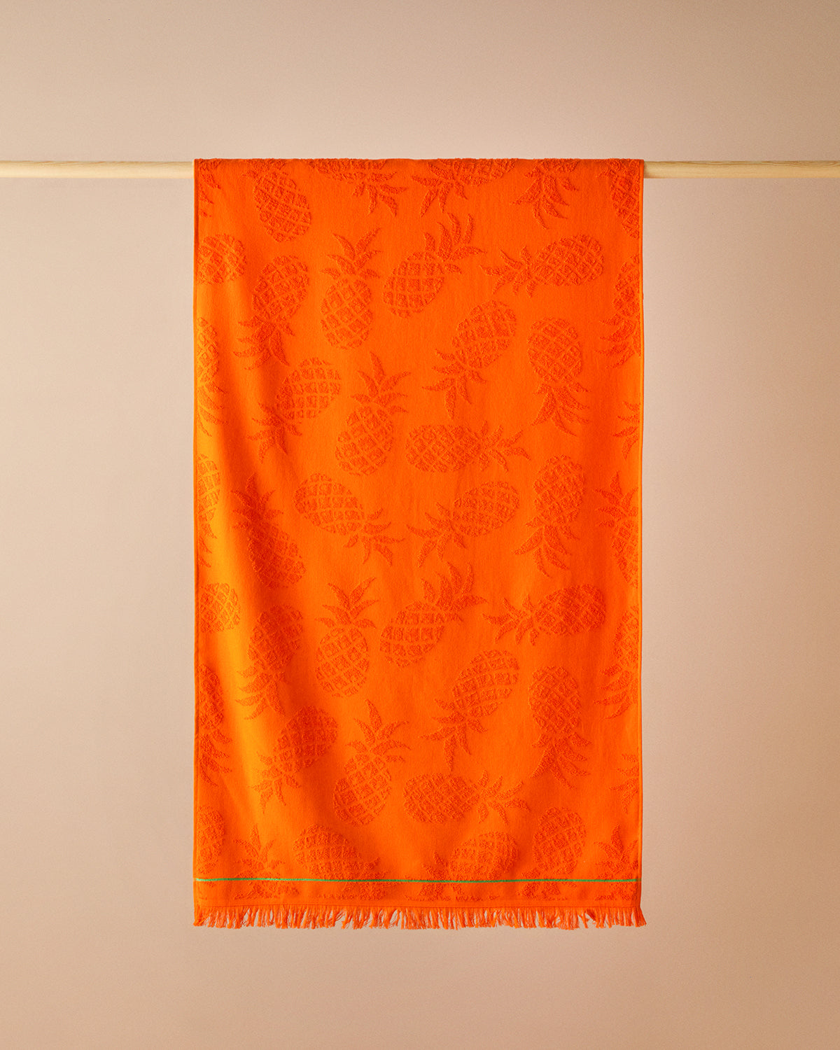 Tropical Cotton Beach Towel 70x140 cm Orange
