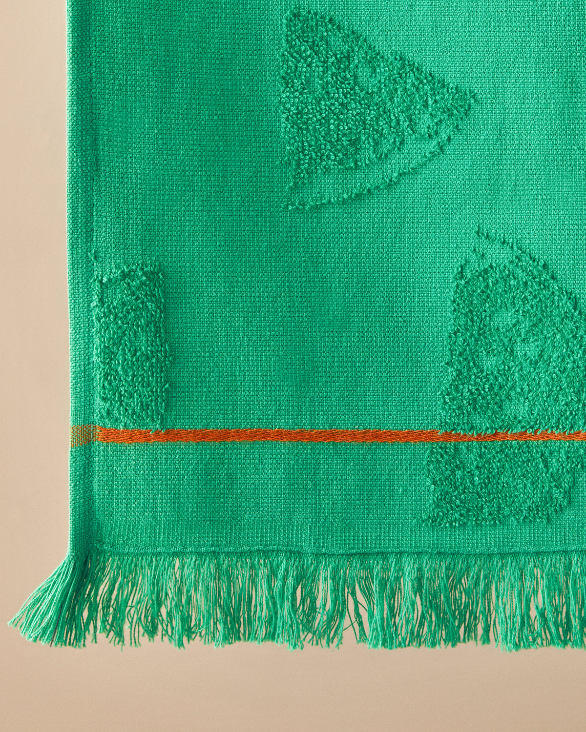 Watermelon Cotton Beach Towel 70x140 cm Green (view 2)