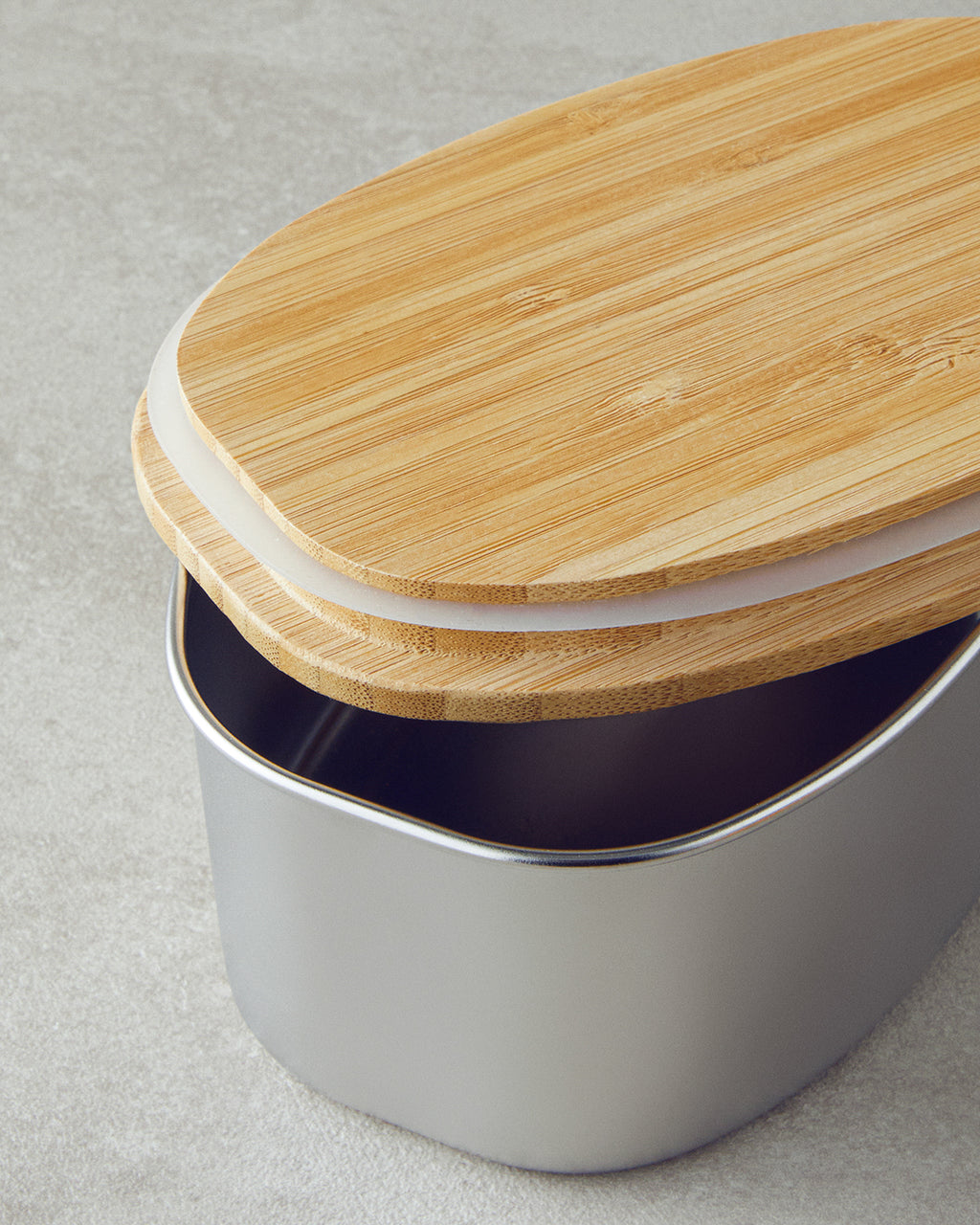 Nador Stainless Steel Lunch Box Silver (view 3)