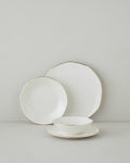 Carmen Porcelain Table Set 24 Pieces, 6 Servings - Gold