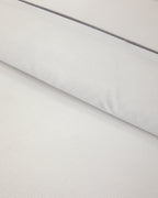 Kyle Cotton Piped Double Duvet Cover Set 200x220 cm White (view 3)