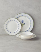 Eternal Porcelain Table Set 24 Pieces, 6 Servings Navy Blue