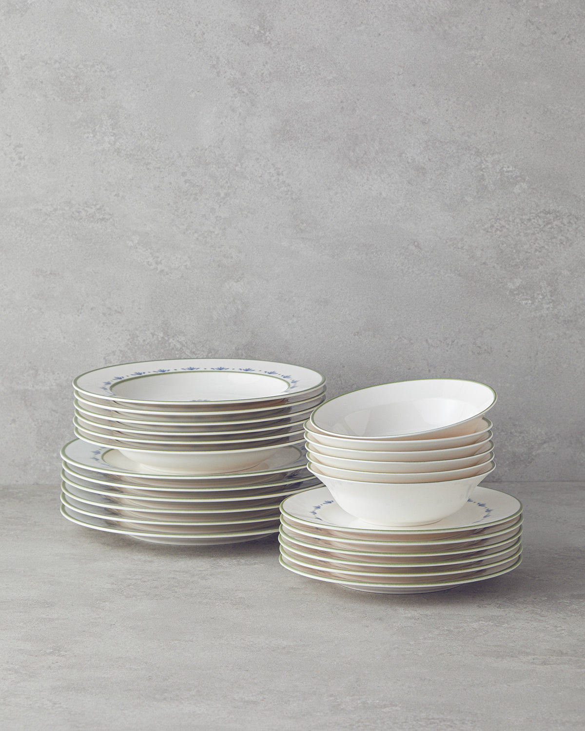 Eternal Porcelain Table Set 24 Pieces, 6 Servings Navy Blue (view 3)