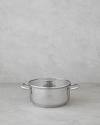 Siena Stainless Steel Deep Pot Silver - 16 cm