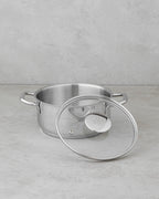 Siena Stainless Steel Deep Pot Silver - 18 cm (view 2)