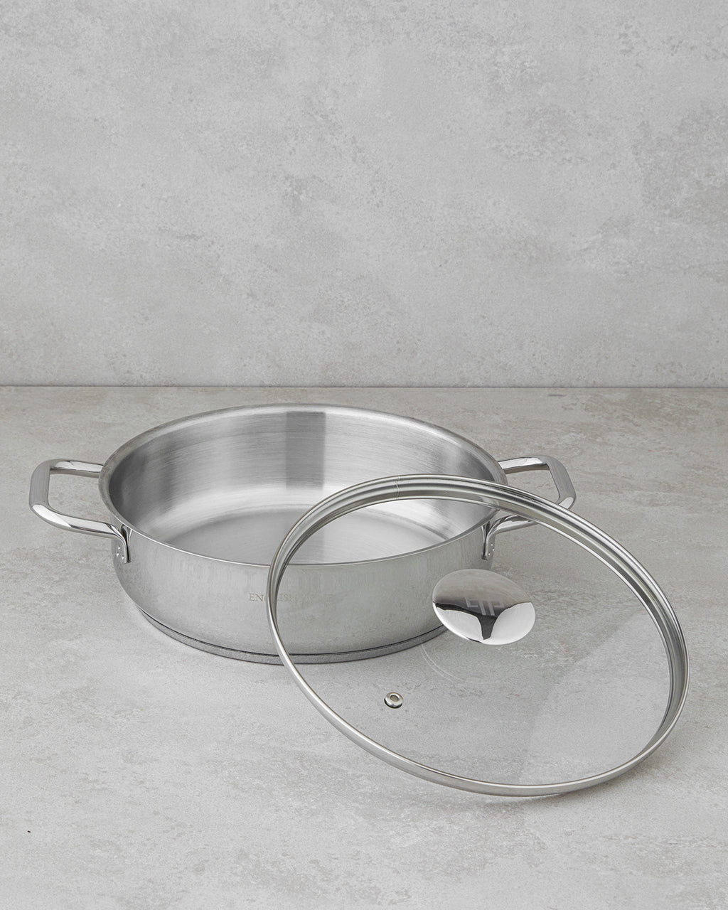 Siena Stainless Steel Shallow Pot 24 cm Silver (view 2)