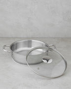 Siena Stainless Steel Shallow Pot 24 cm Silver (view 2)