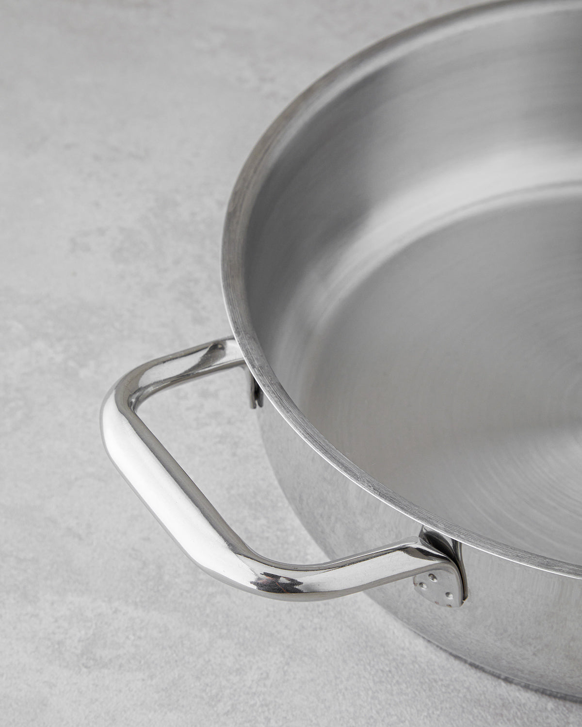 Siena Stainless Steel Shallow Pot 24 cm Silver (view 3)