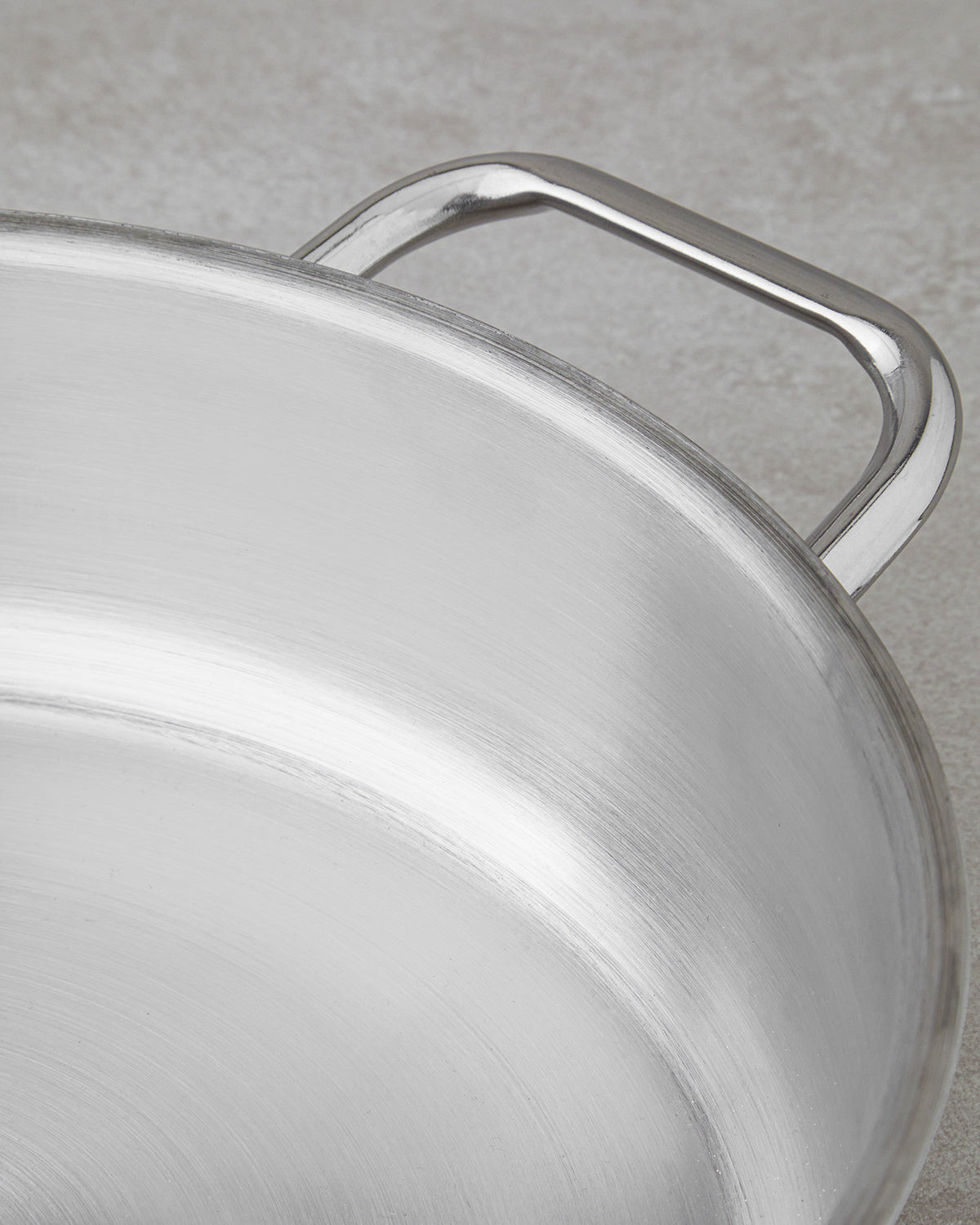 Siena Stainless Steel Shallow Pot 24 cm Silver (view 4)