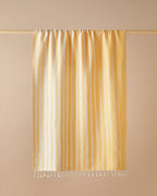 Trine Cotton Bath Wrap 90x150 cm Yellow (view 2)