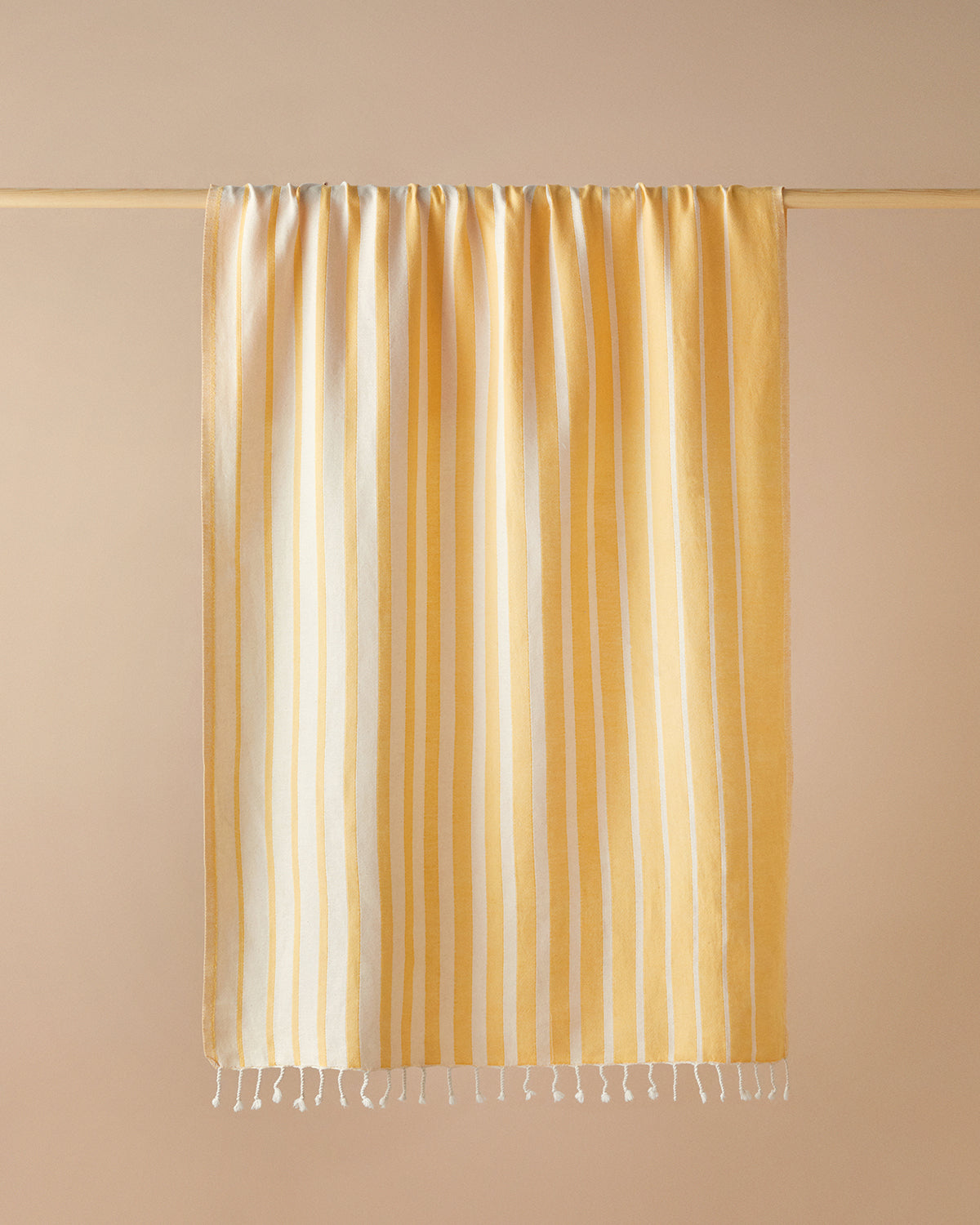 Trine Cotton Bath Wrap 90x150 cm Yellow (view 2)