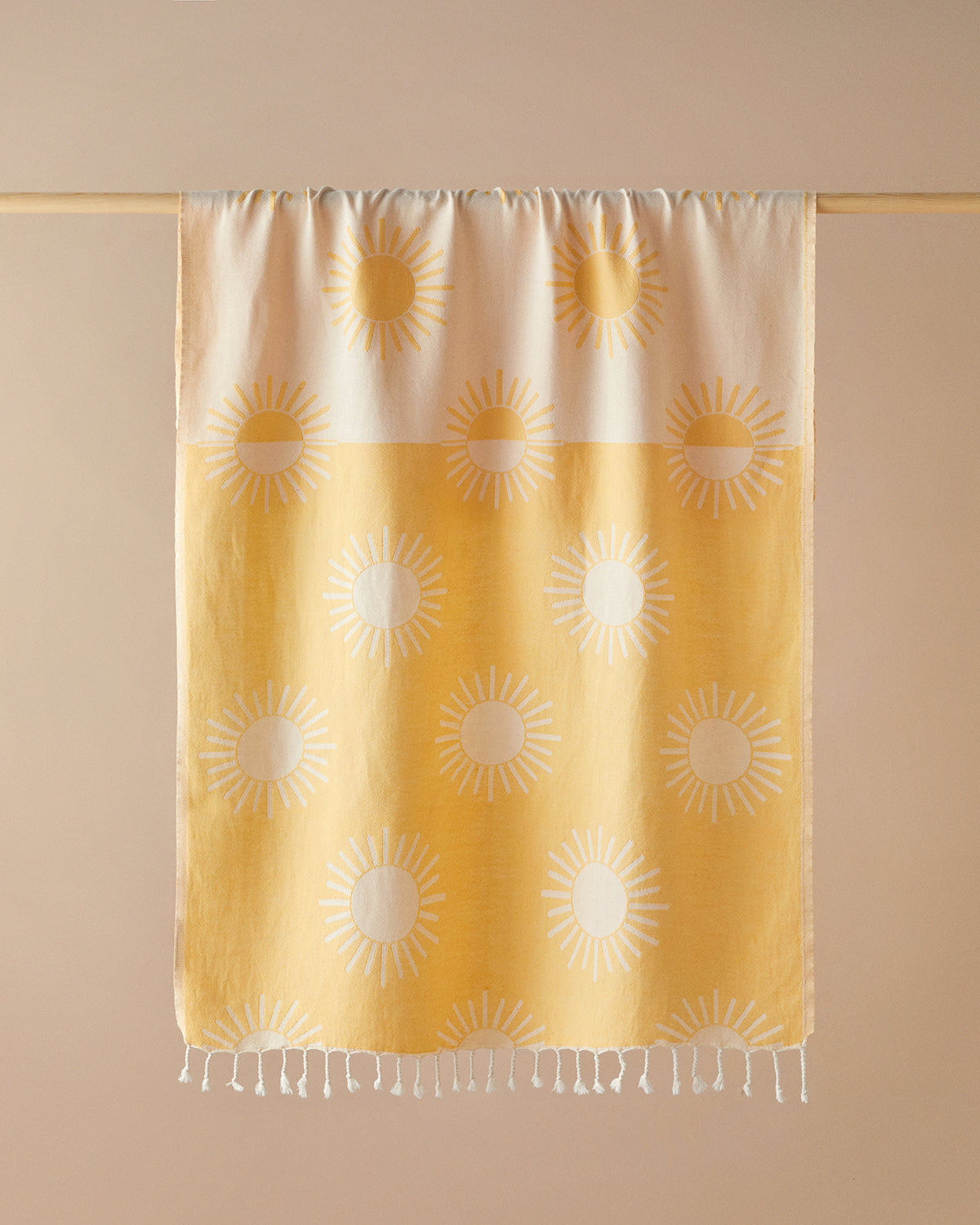 Cotton Bath Wrap 90x150 cm Yellow
