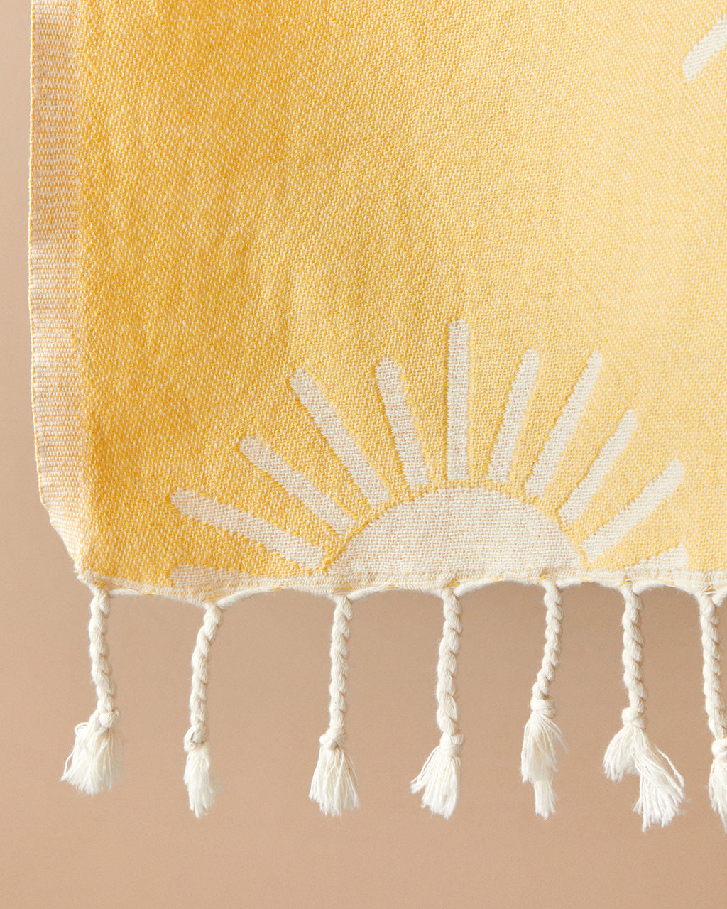 Cotton Bath Wrap 90x150 cm Yellow (view 2)