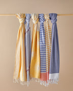 Cotton Bath Wrap 90x150 cm Yellow (view 3)