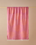 Coral Cotton Bag Bath Wrap 90x150 cm Fuchsia - Orange