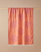 Coral Cotton Bag Bath Wrap 90x150 cm Fuchsia - Orange (view 2)