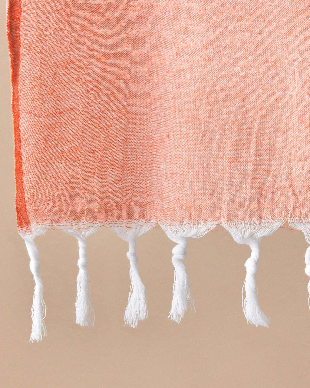 Candy Regenerated Striped Bath Wrap 90x150 cm - Yellow - Coral (view 2)