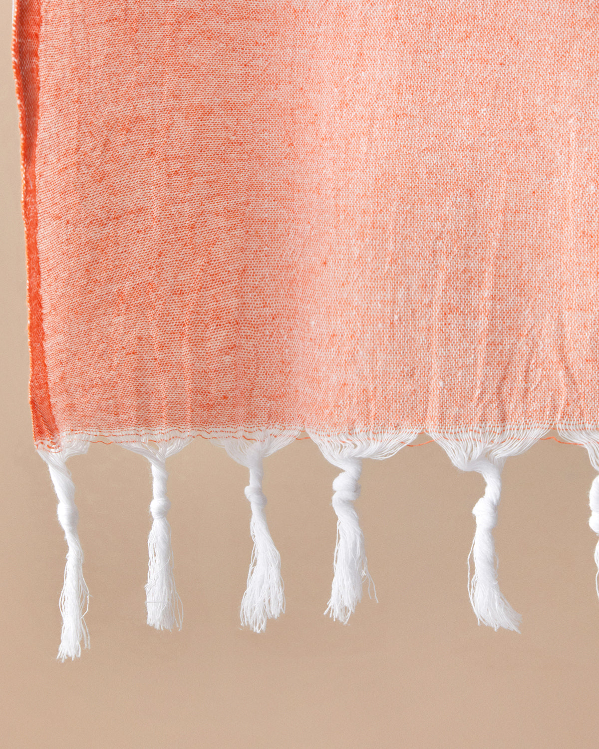 Candy Regenerated Striped Bath Wrap 90x150 cm - Yellow - Coral (view 2)