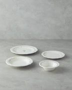 Frezya Porcelain Table Set 24 Pieces, 6 Servings Yellow - Green (view 3)