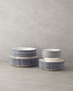 Porcelain Table Set 24 Pieces, 6 Servings Blue (view 2)