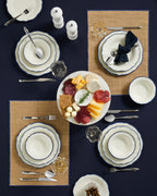 Porcelain Table Set 24 Pieces, 6 Servings Blue (view 5)
