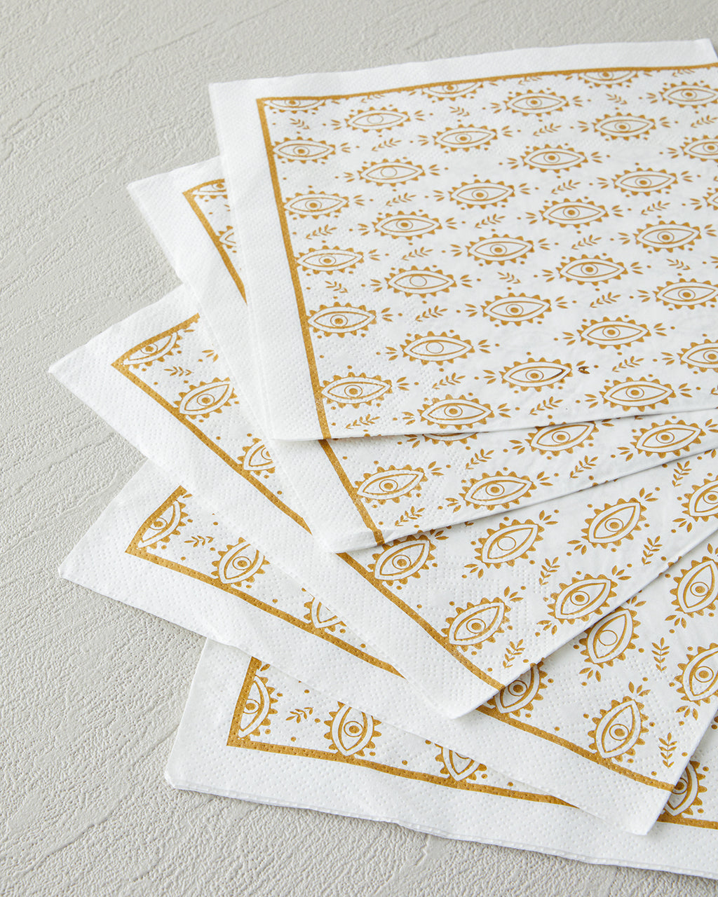 Talisman Eyes Paper 20 pcs Napkin 33x33 cm Gold (view 2)