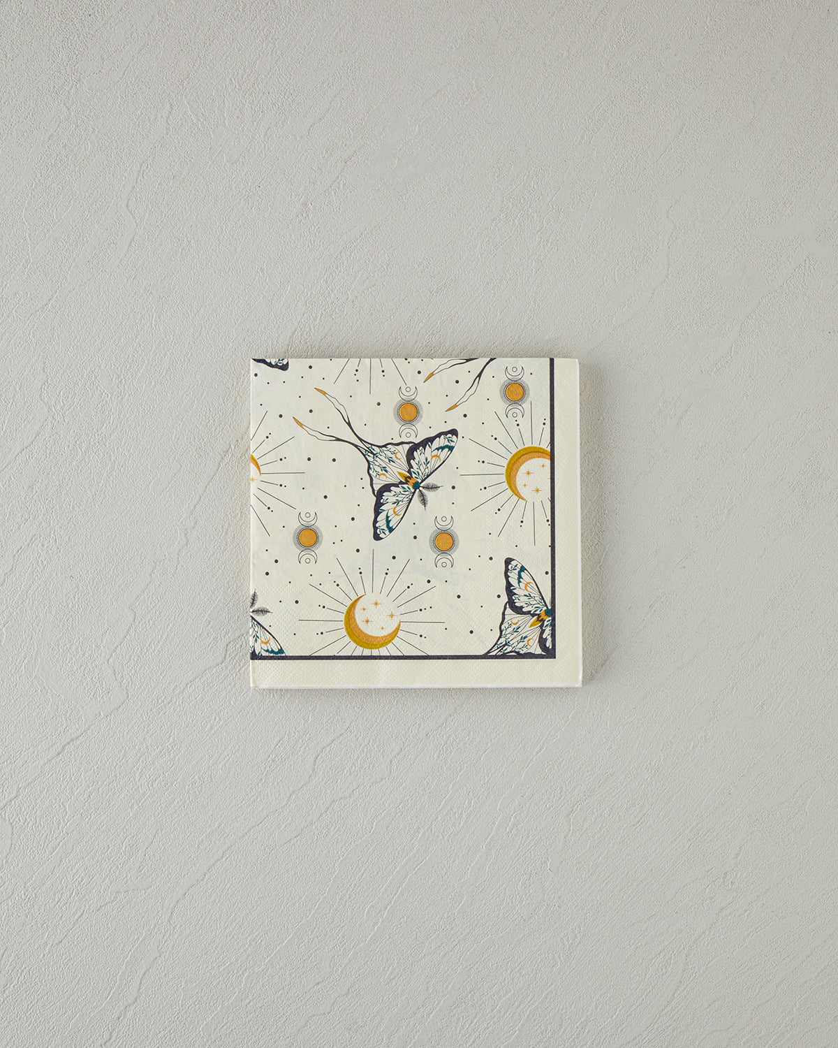 Talisman Butterfly Paper 20 pcs Napkin 33x33 cm Black