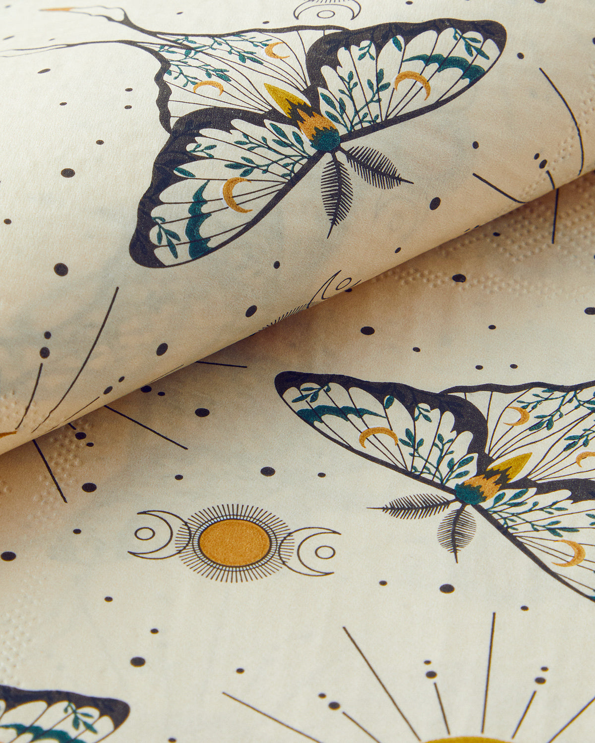 Talisman Butterfly Paper 20 pcs Napkin 33x33 cm Black (view 3)