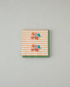 Retro Flower Paper 20 pcs Napkin 33x33 cm Green