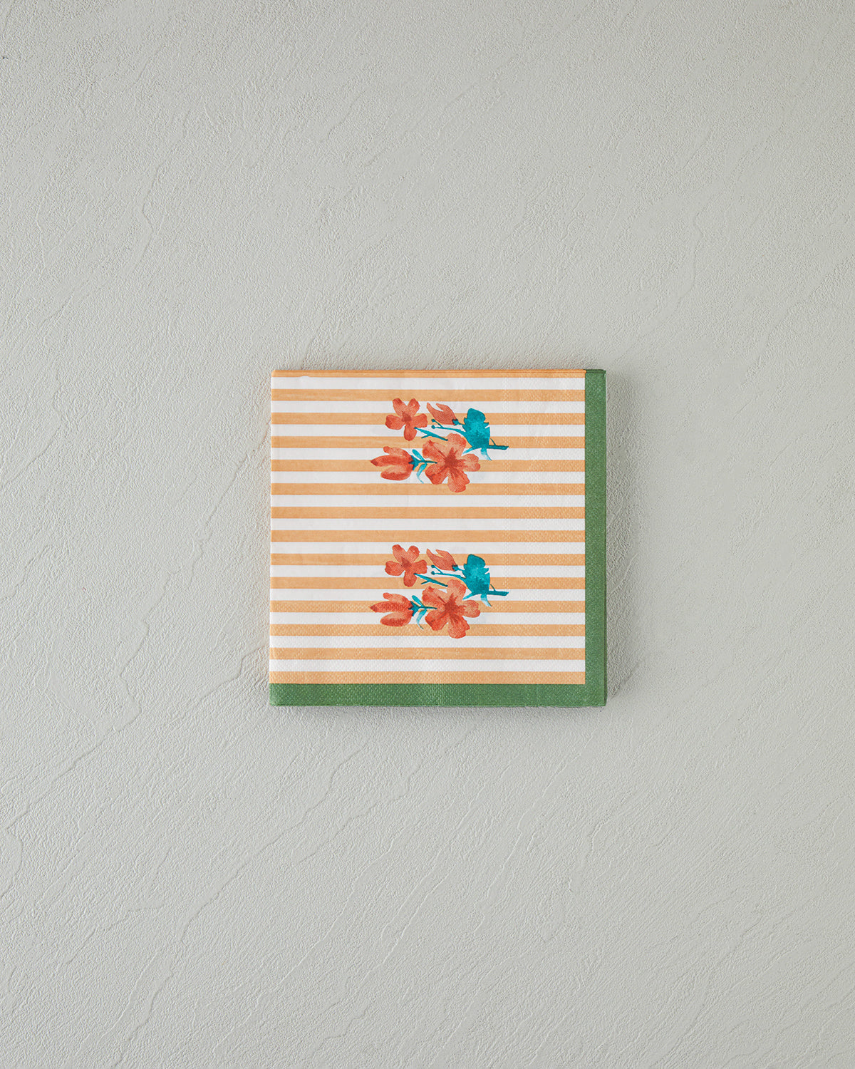 Retro Flower Paper 20 pcs Napkin 33x33 cm Green