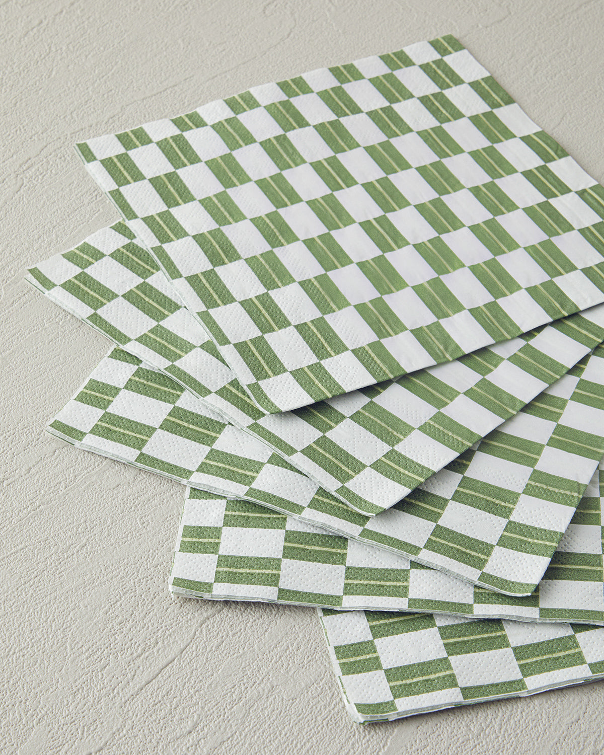 Retro Trellis Paper 20 pcs Napkin 33x33 cm Green (view 2)