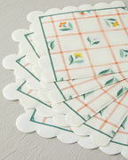 Retro Flowery Paper 20 pcs Napkin 33x33 cm Cream (view 2)