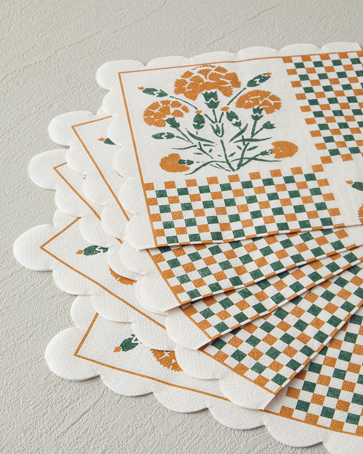 Retro Botanique Paper 20 pcs Napkin 33x33 cm Green (view 2)