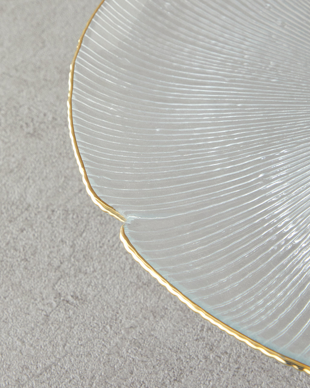 Glass Cake Stand 28 cm Gold (view 3)