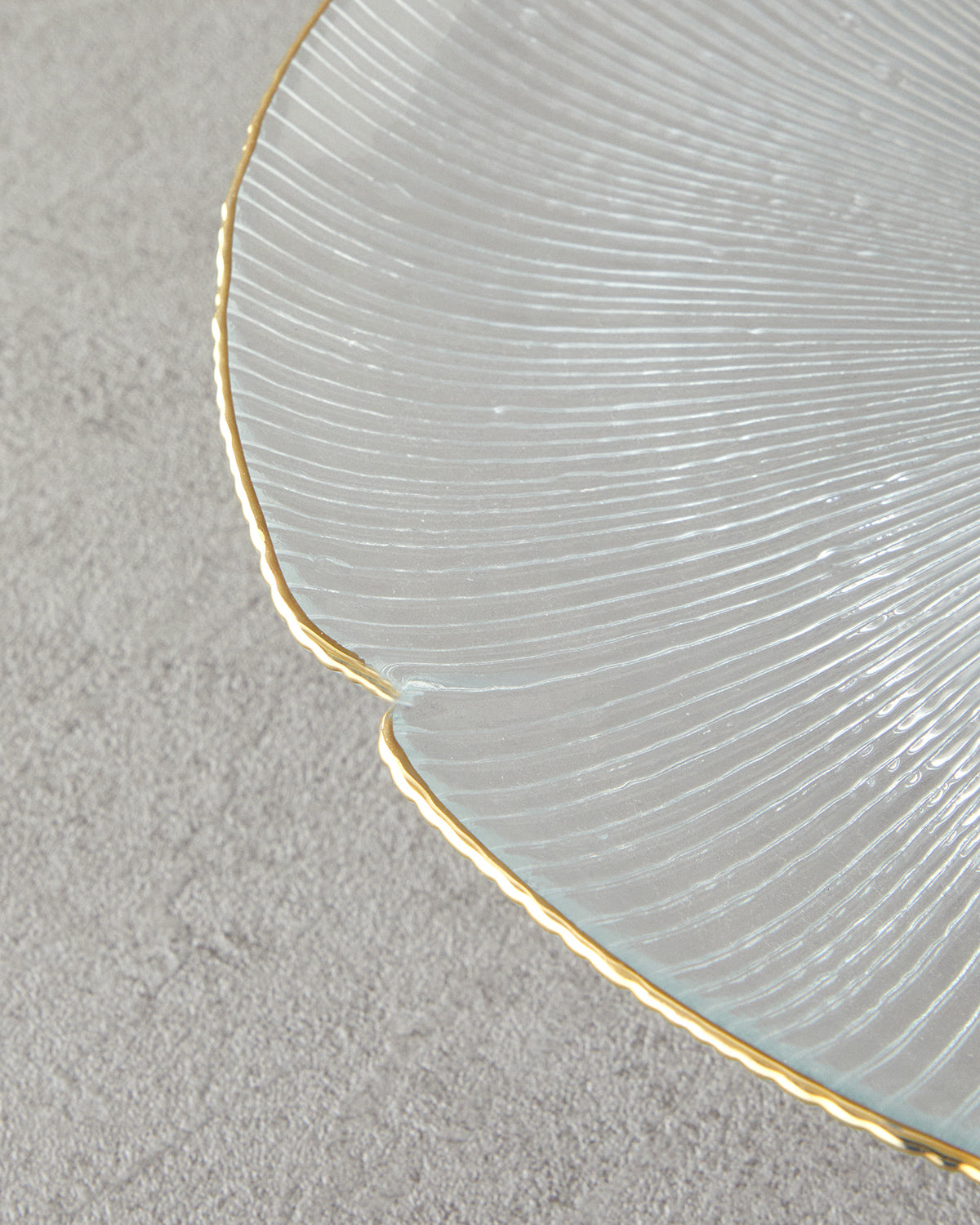 Glass Cake Stand 28 cm Gold (view 3)
