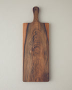 Natural Walnut Cutting Board Dark Brown - 12x45 cm (view 3)