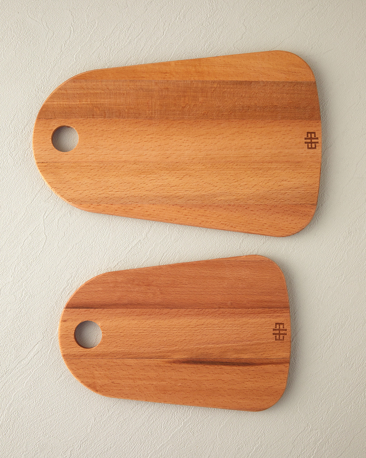 Beech 2 pcs Cutting Board 21x32 cm+17x25 cm Brown