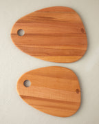 Beech 2 pcs Cutting Board 32x24 cm+27x20 cm Brown