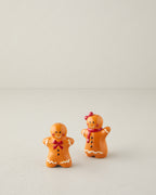 Gingerman Ceramic 2 pcs Salt and Pepper Shaker 7x8 cm Brown (view 2)