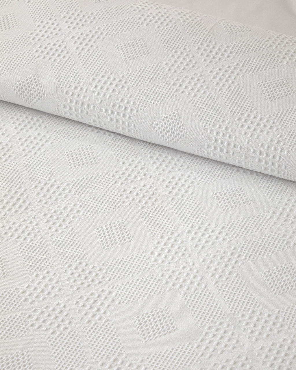 Pearl Cotton Double Summer Blanket Bed Spread Set - Dark Gray - King 240x260 cm (view 4)