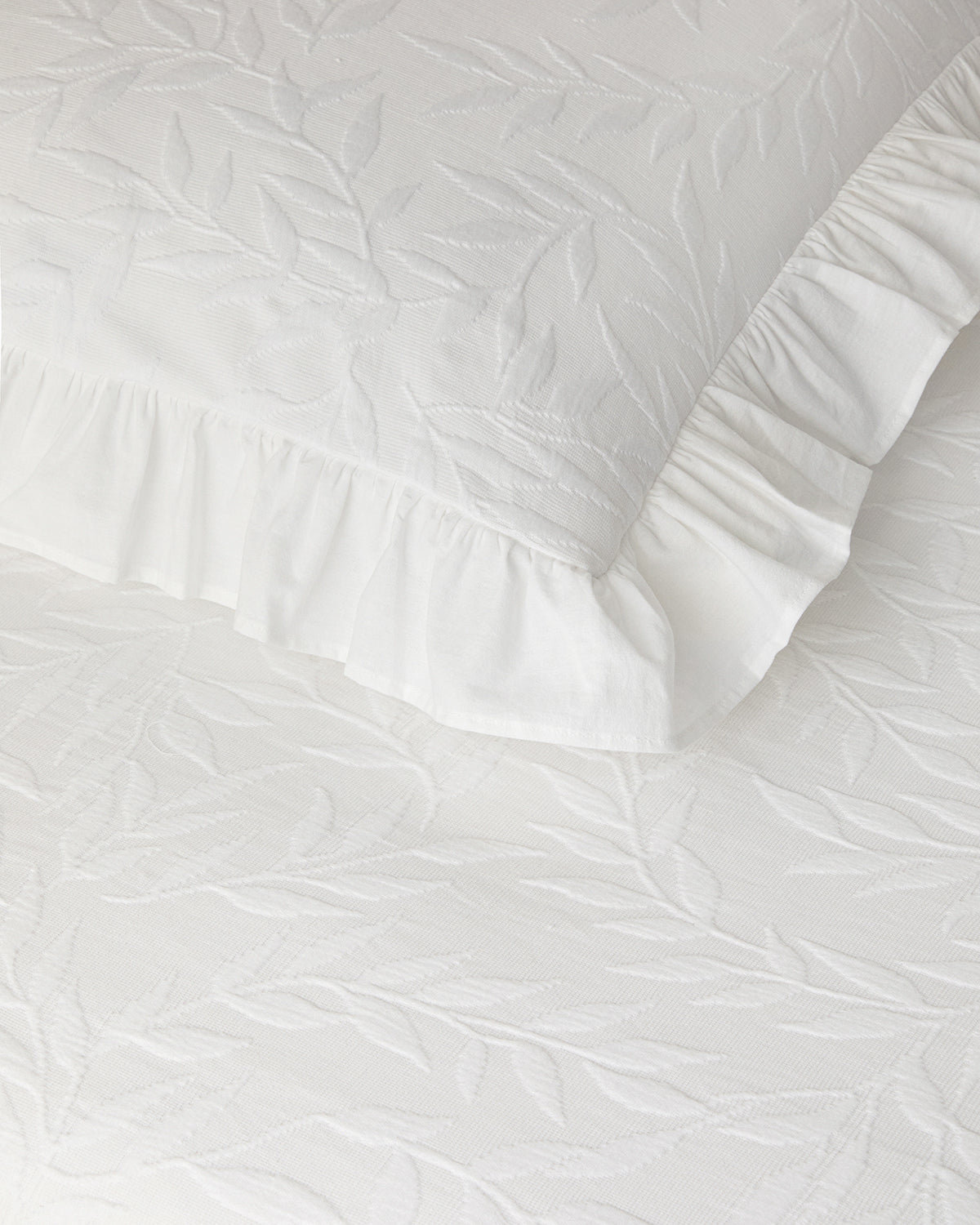 Alvin Cotton Ruffled Bed Spread Set (view 7)