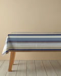 Striped PVC Table Cloth Navy Blue - 100x140 cm
