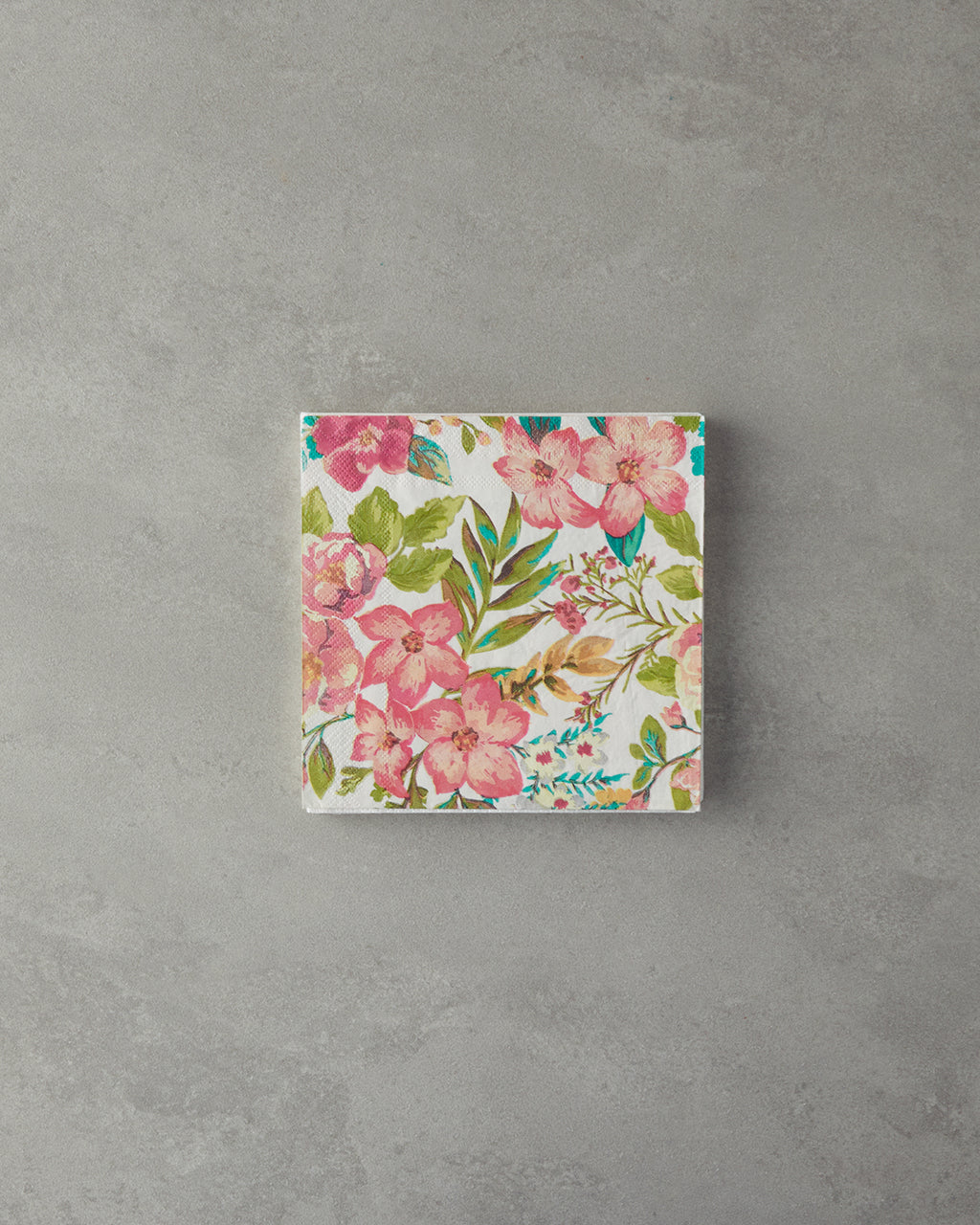 Flowery Paper 20 pcs Napkin 33x33 cm Colored