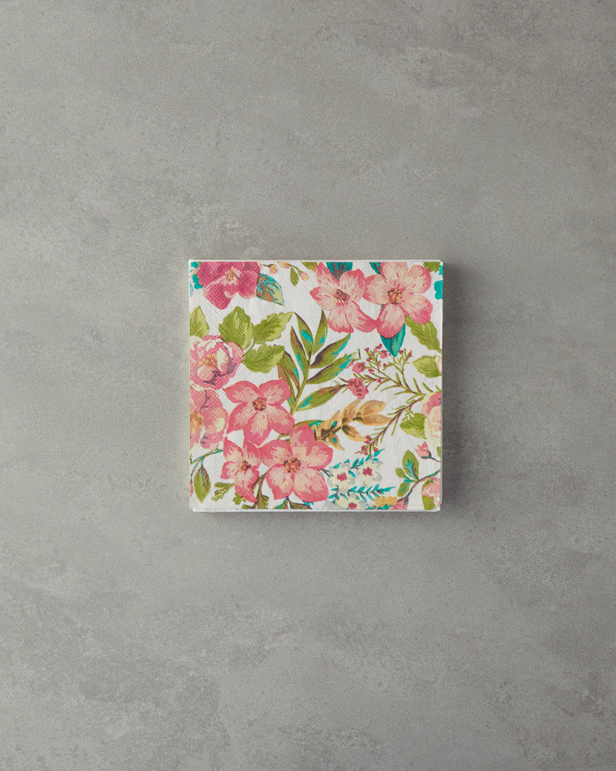 Flowery Paper 20 pcs Napkin 33x33 cm Colored
