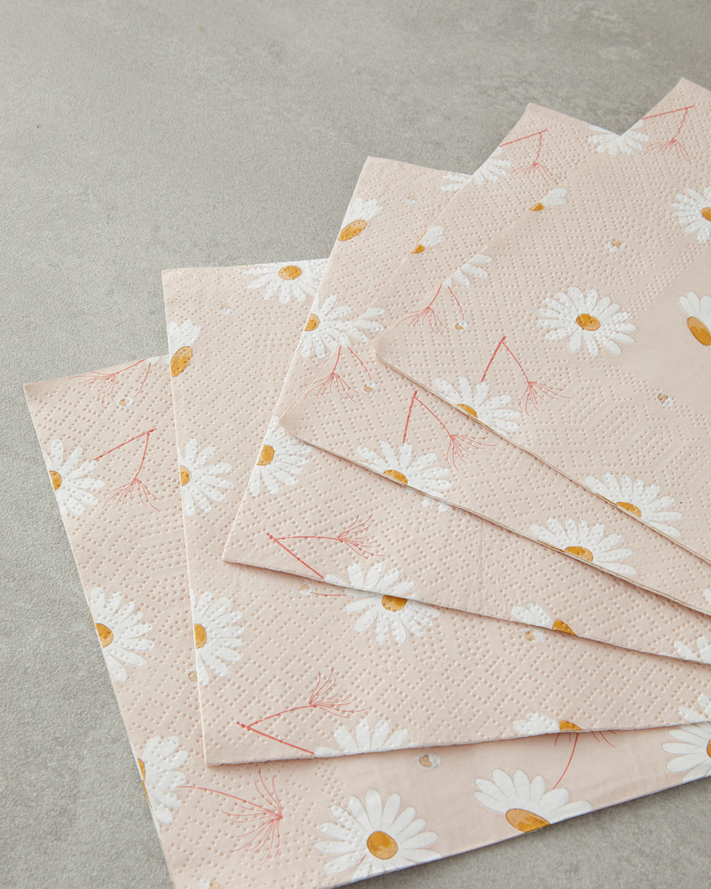 Marguerite Paper 20 pcs Napkin 33x33 cm Pink (view 2)